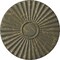 Ekena Millwork Shakuras Ceiling Medallion (For Canopies up to 5"), 19 3/4"OD x 1 3/8"P, Witch Hazel Crackle CM20SHWHC - alternate 1